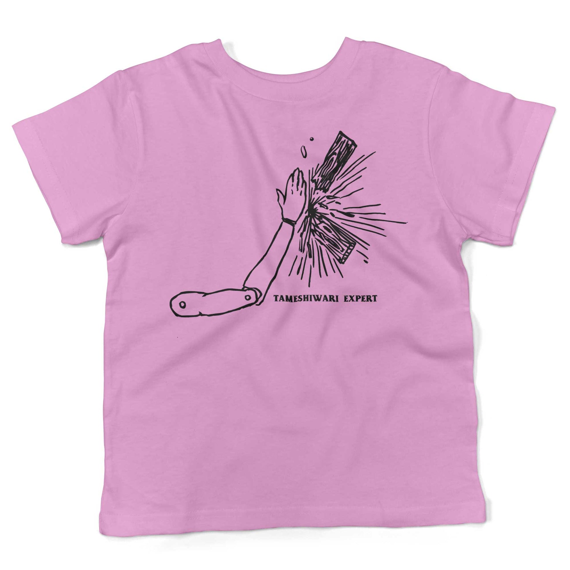 Tameshiwari Expert Toddler Shirt-Organic Pink-2T