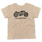 Racing The Rain Toddler Shirt-Organic Natural-2T