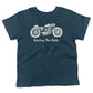 Racing The Rain Toddler Shirt-Organic Pacific Blue-2T