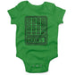 BOOBIES Infant Bodysuit or Raglan Baby Tee-Grass Green-3-6 months