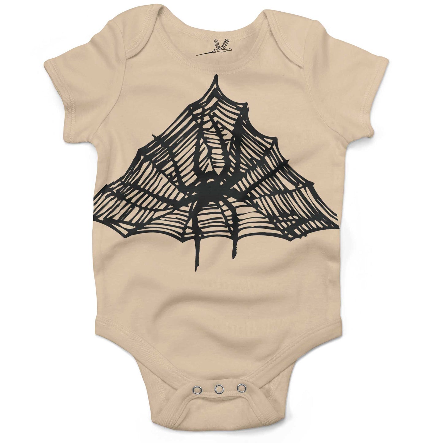 Spiderweb Infant Bodysuit-Organic Natural-3-6 months