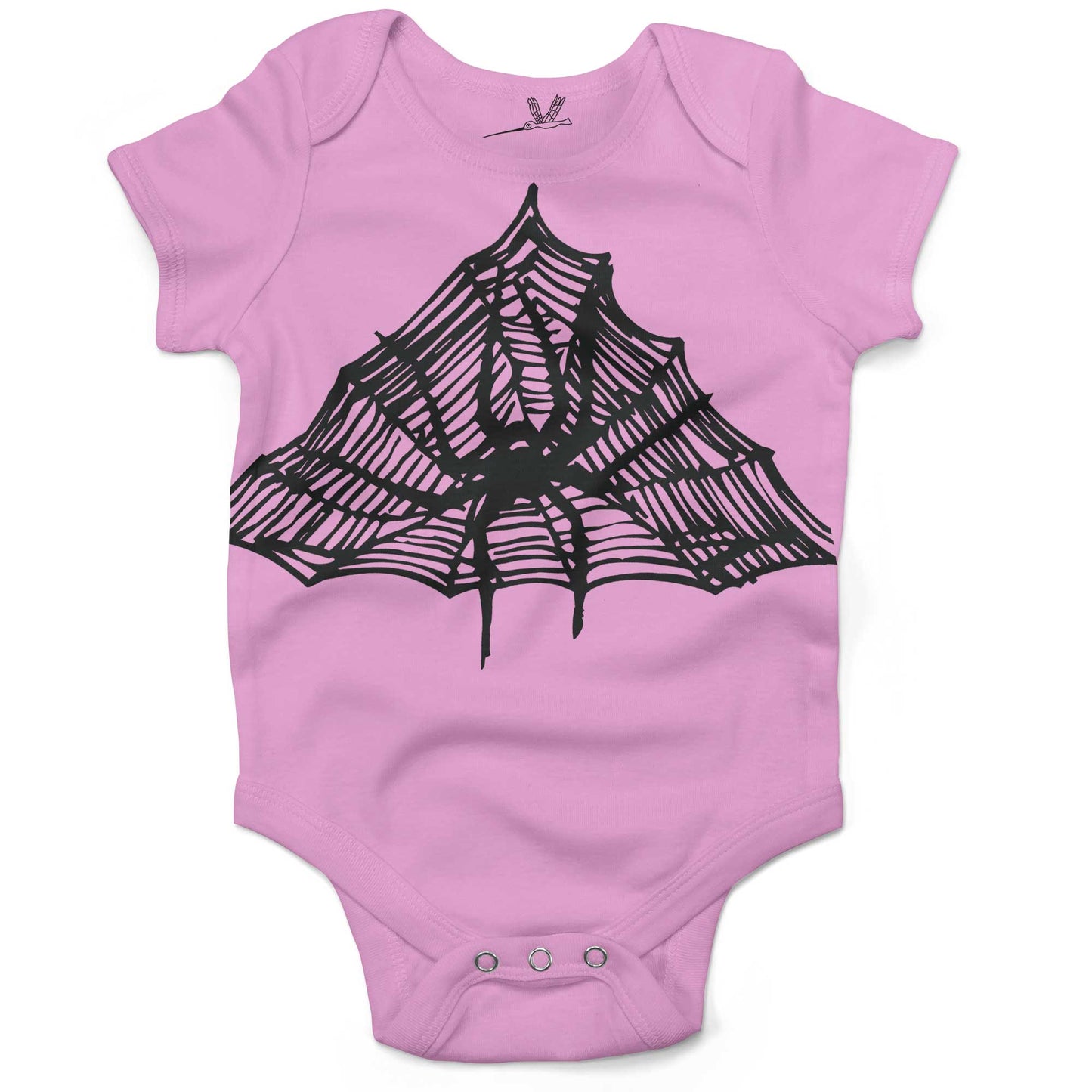 Spiderweb Infant Bodysuit-Organic Pink-3-6 months