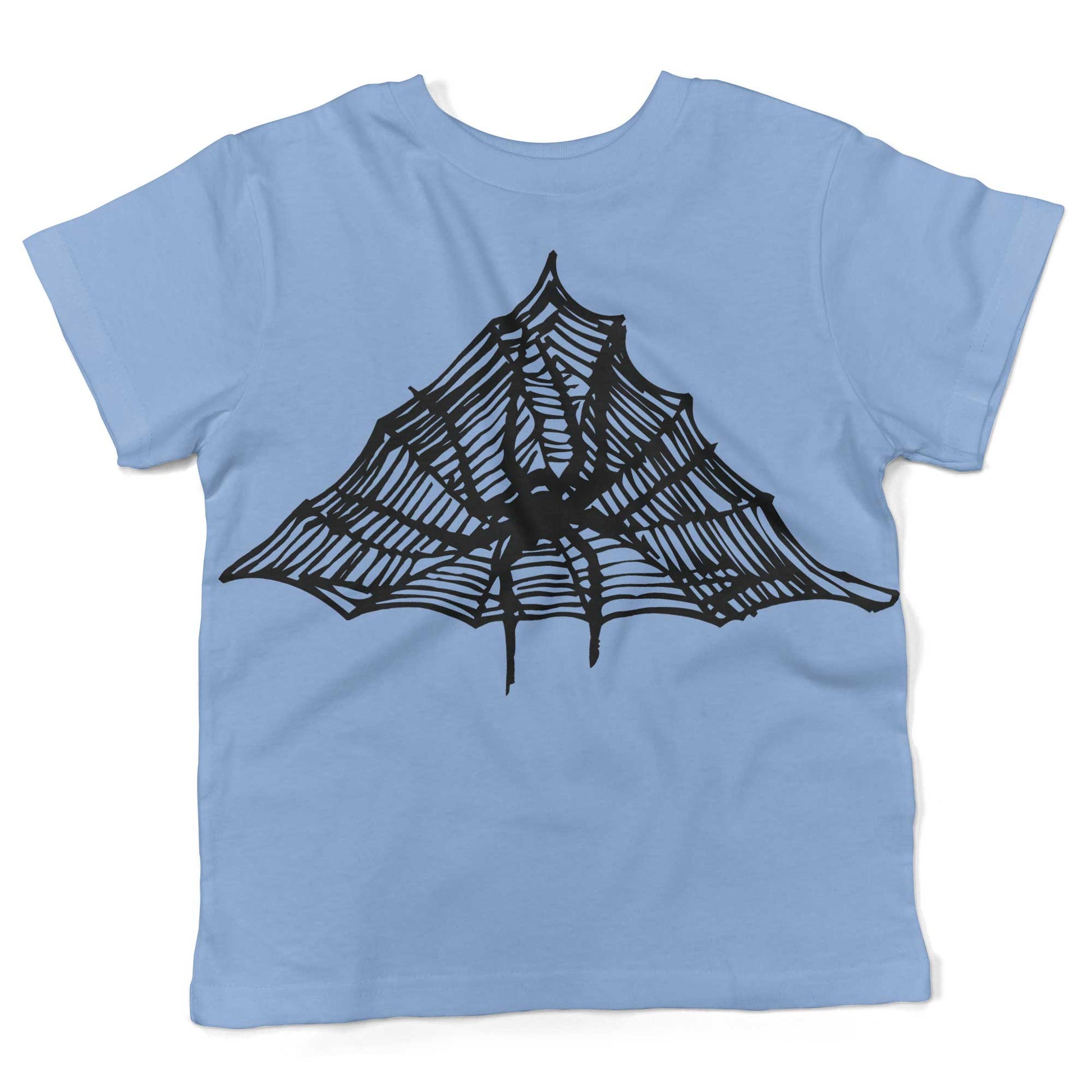 Spiderweb Toddler Shirt-Organic Baby Blue-2T