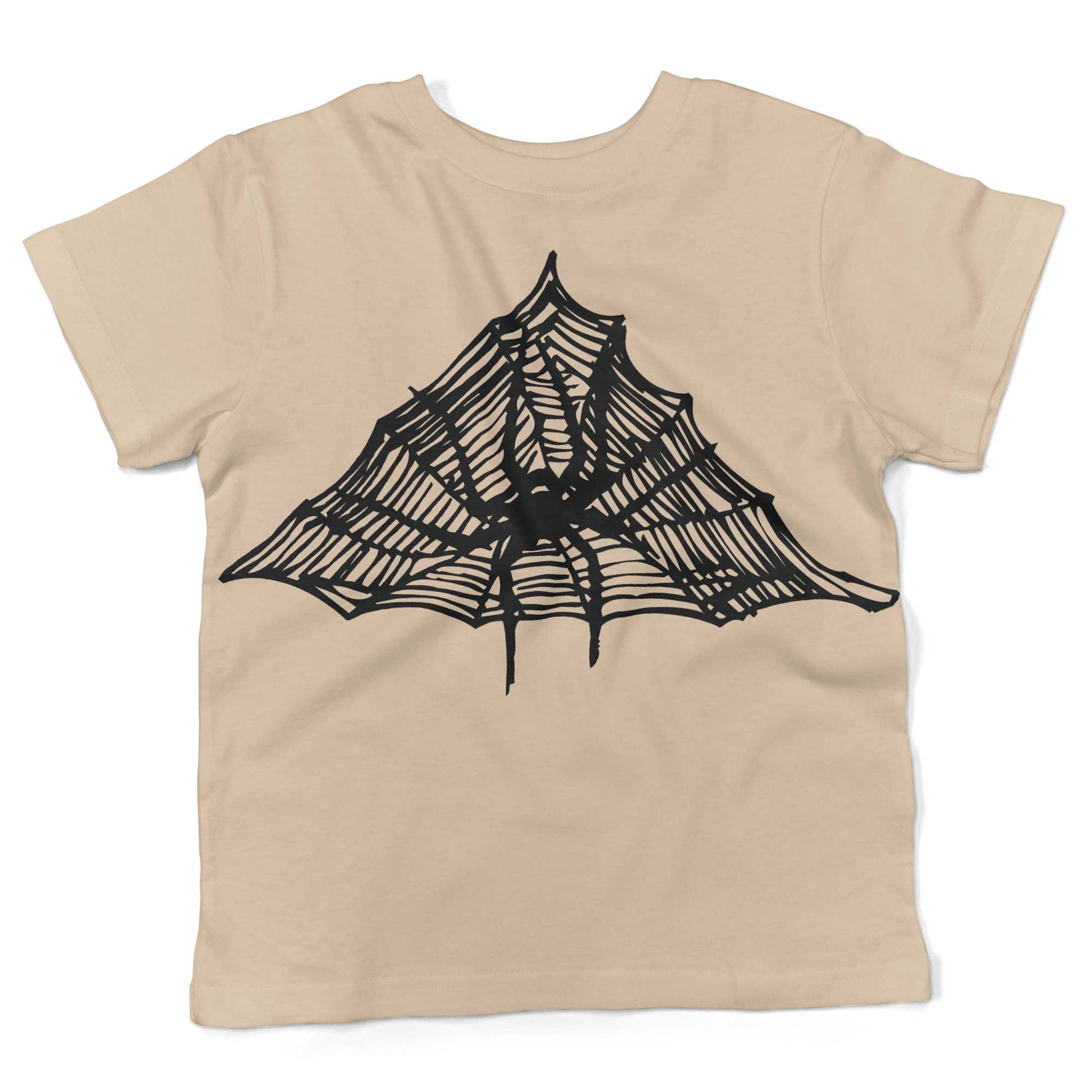 Spiderweb Toddler Shirt-Organic Natural-2T