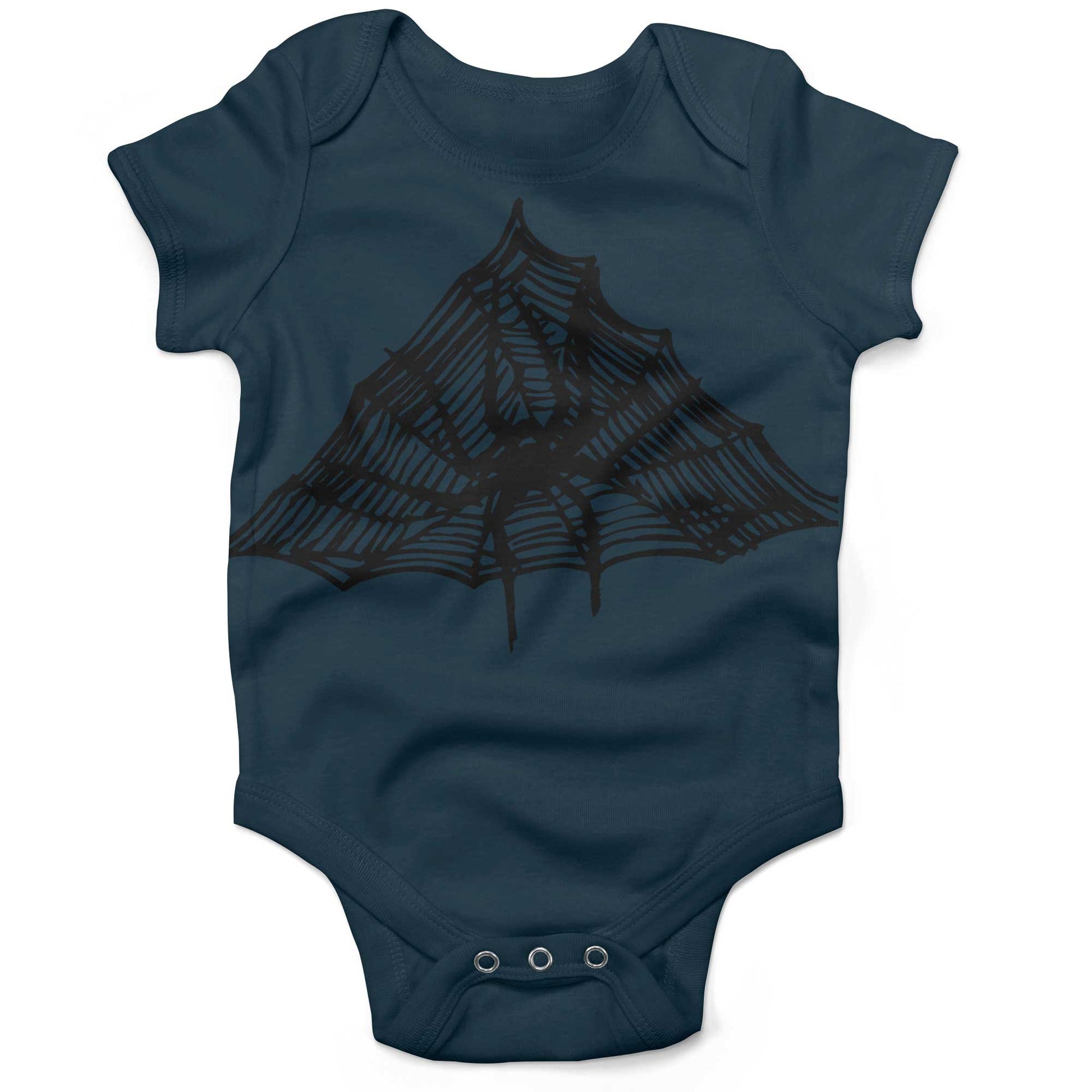 Spiderweb Infant Bodysuit-Organic Pacific Blue-3-6 months