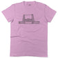 Steel Bridge Unisex Or Women's Cotton T-shirt-Pink-Woman