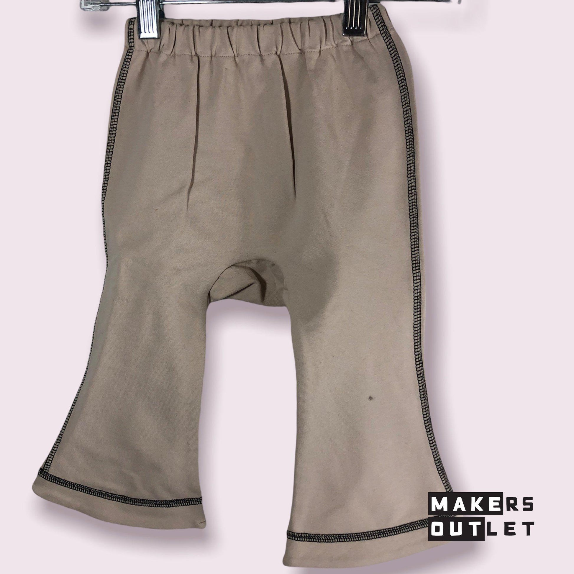 Retro Tan Japanese Monkey Infant Pants-