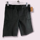 Black Unisex Cotton Shorts With Pockets-6T-