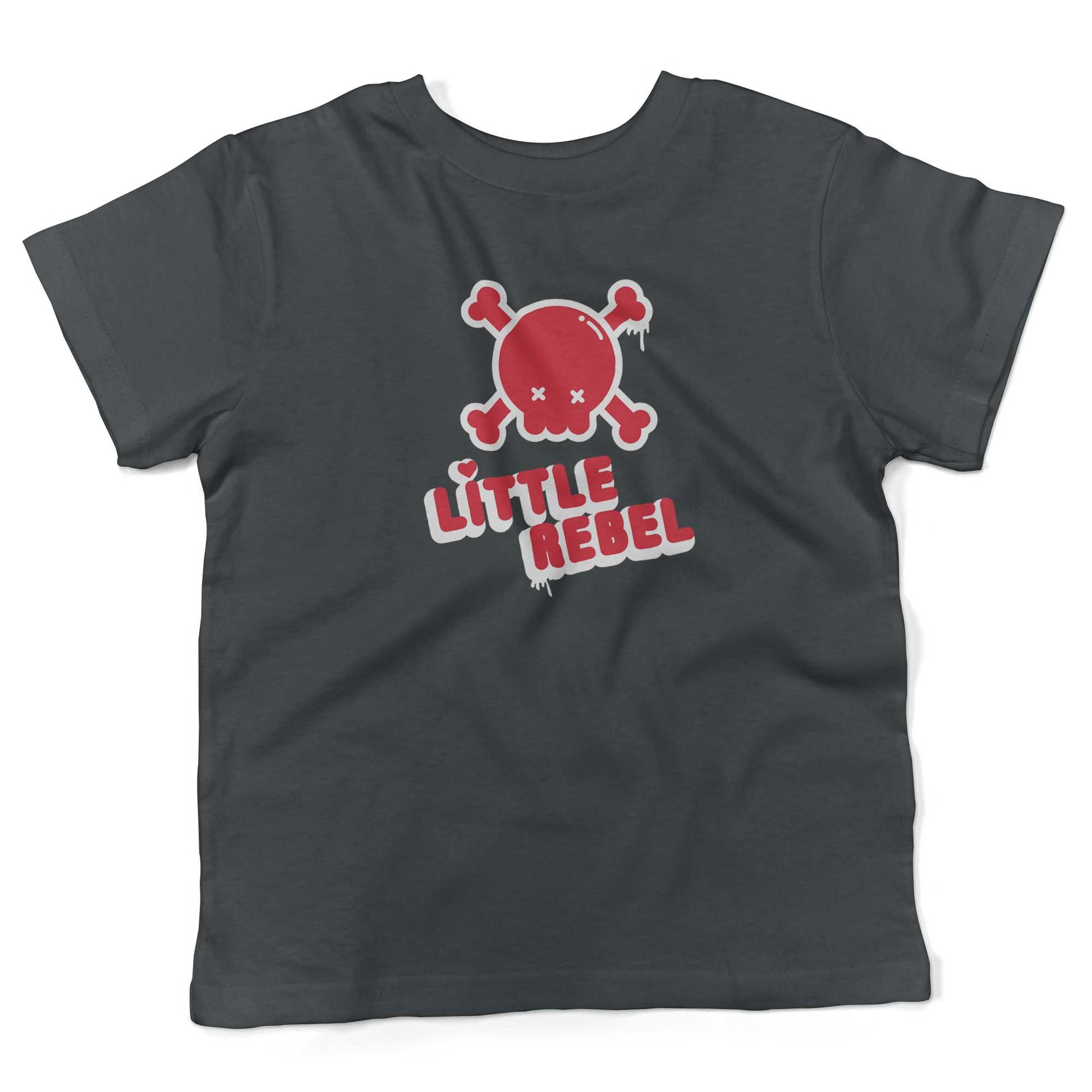Little Rebel Toddler Shirt-Asphalt-2T