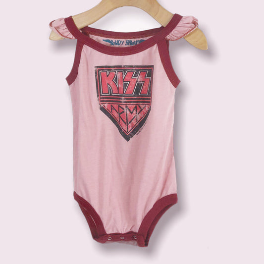 KISS Sleeveless Baby Romper-12-18 months-