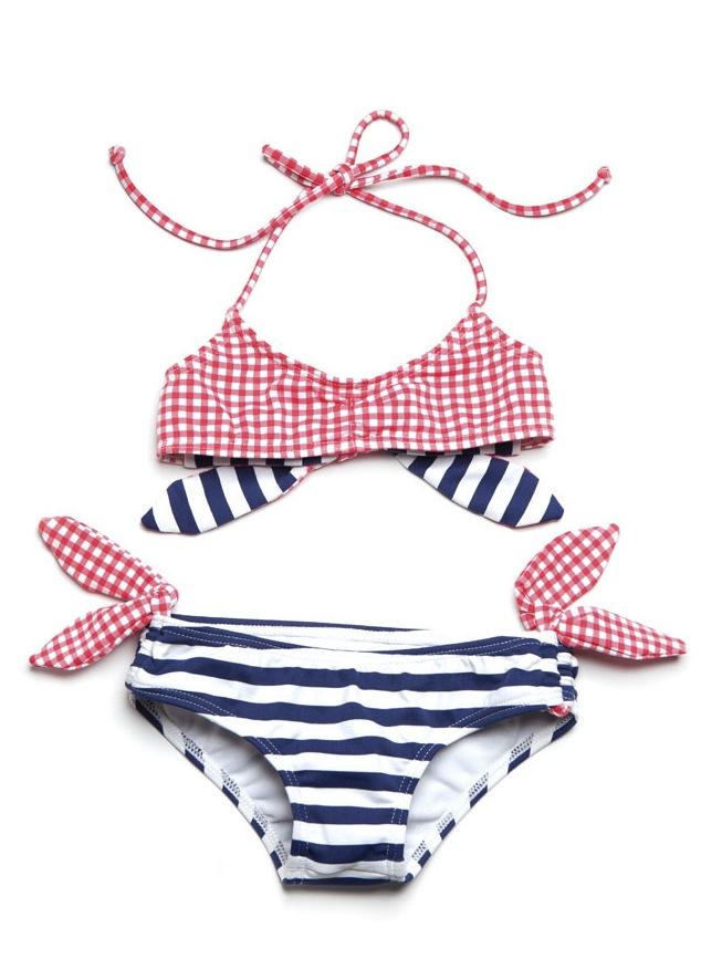 Lilo Tati Lakehouse Picnic Bunny Bikini Swimsuit for Toddler Girls-
