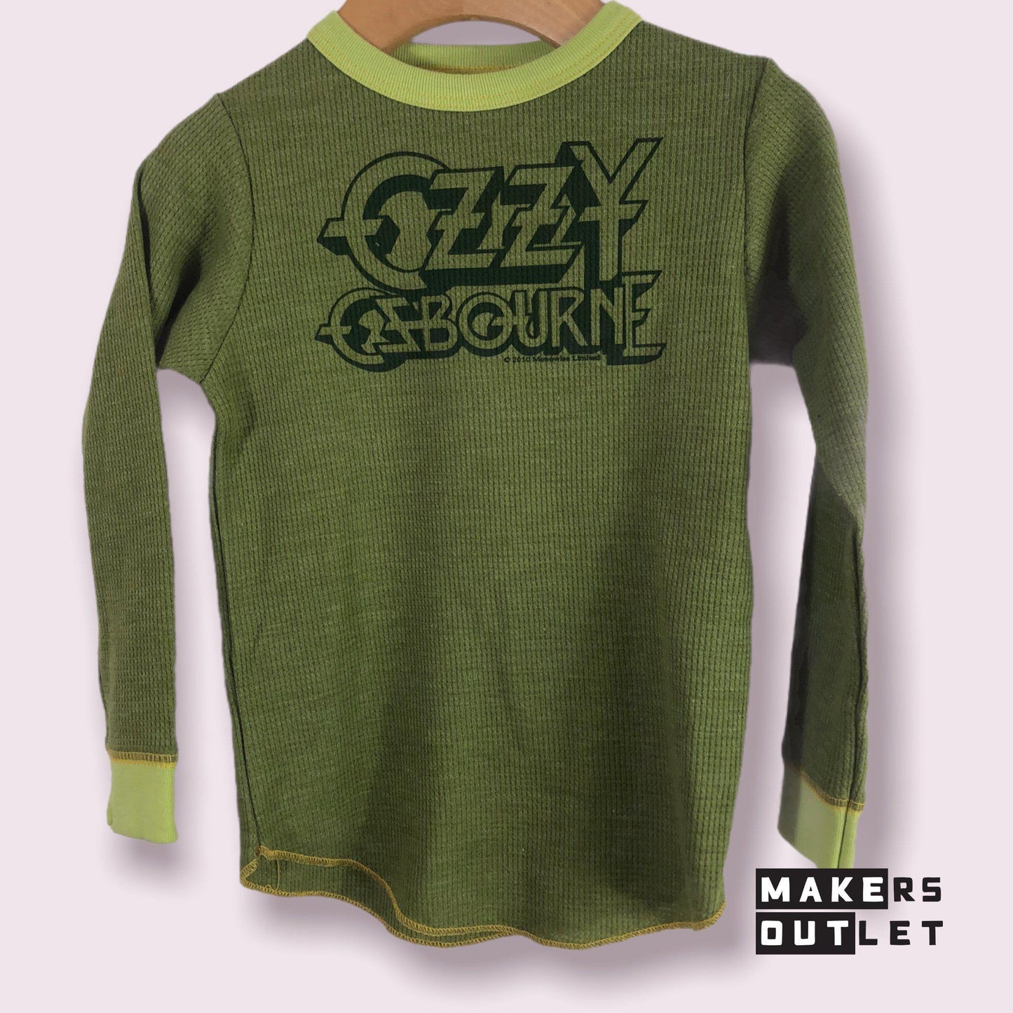 Ozzy Ozbourne Thermal Toddler T Shirt by Rowdy Sprout Size 2T-2T-
