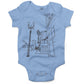 Hung Far Low Restaurant Infant Bodysuit-Organic Baby Blue-3-6 months