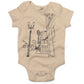 Hung Far Low Restaurant Infant Bodysuit-Organic Natural-3-6 months