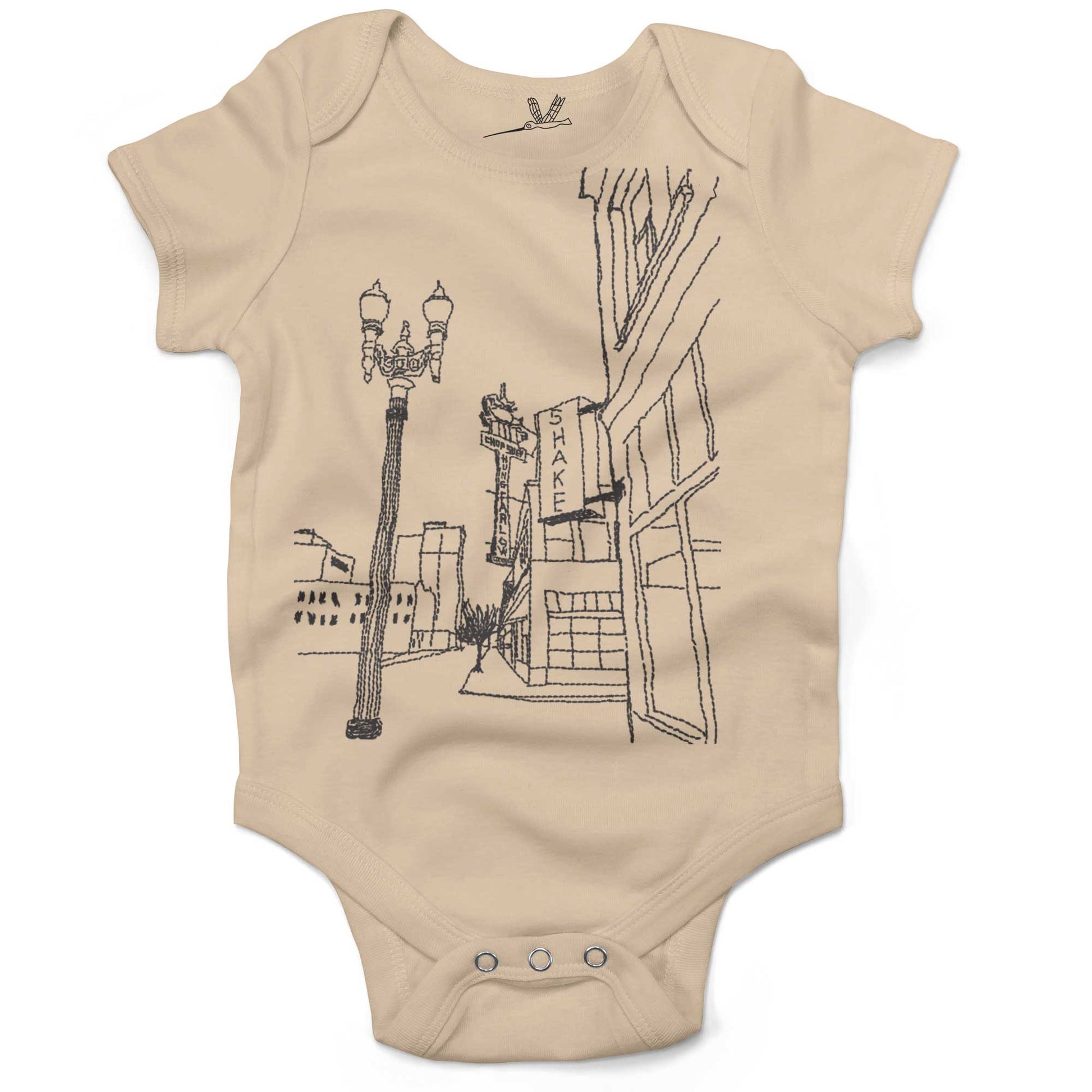 Hung Far Low Restaurant Infant Bodysuit-Organic Natural-3-6 months