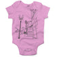 Hung Far Low Restaurant Infant Bodysuit-Organic Pink-3-6 months