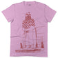 Paul Bunyan Unisex Or Women's Cotton T-shirt-Pink-Woman