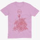 Zoo bomb Bike Pyle Unisex Or Women's Cotton T-shirt-Pink-Unisex