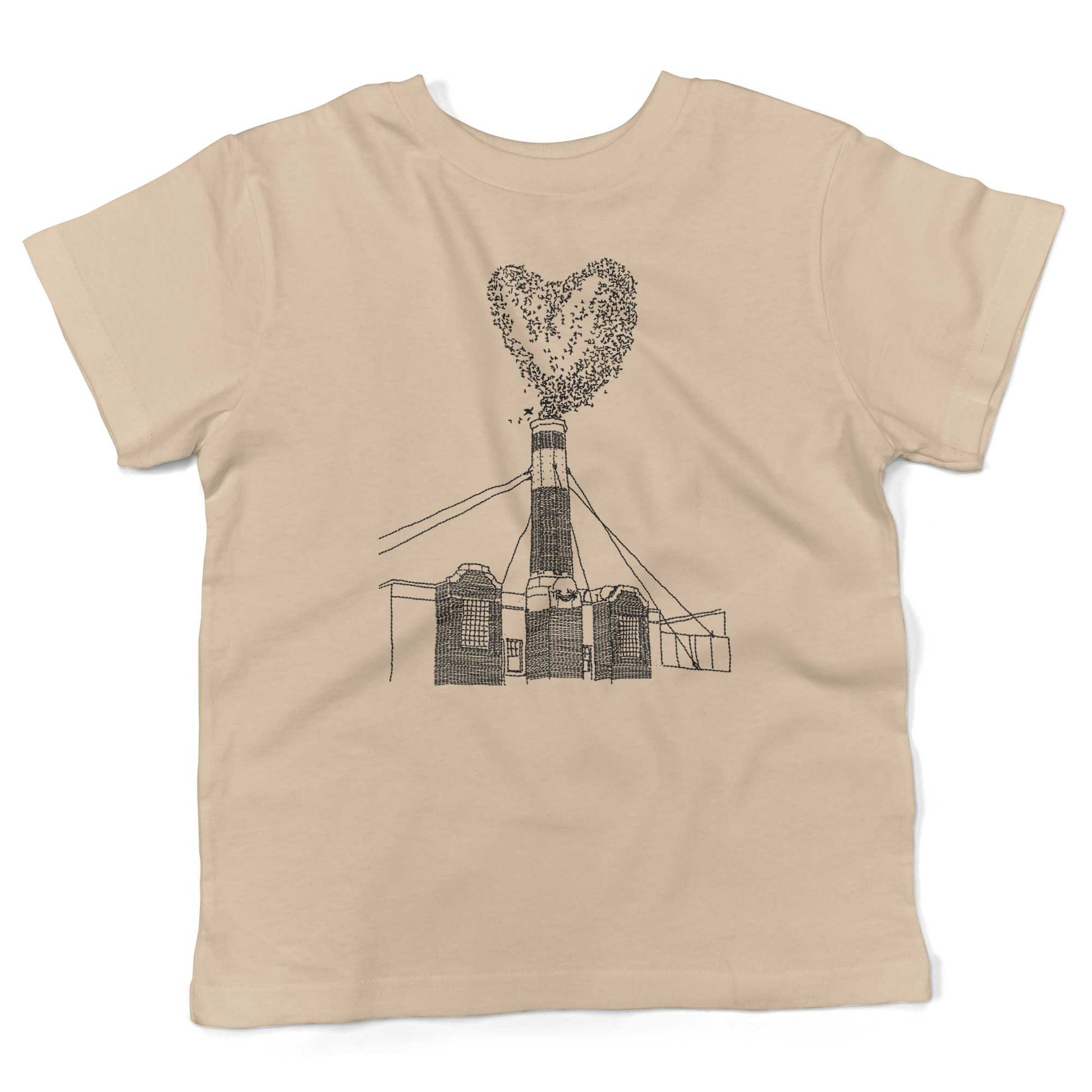 Chapman Swifts Toddler Shirt-Organic Natural-2T