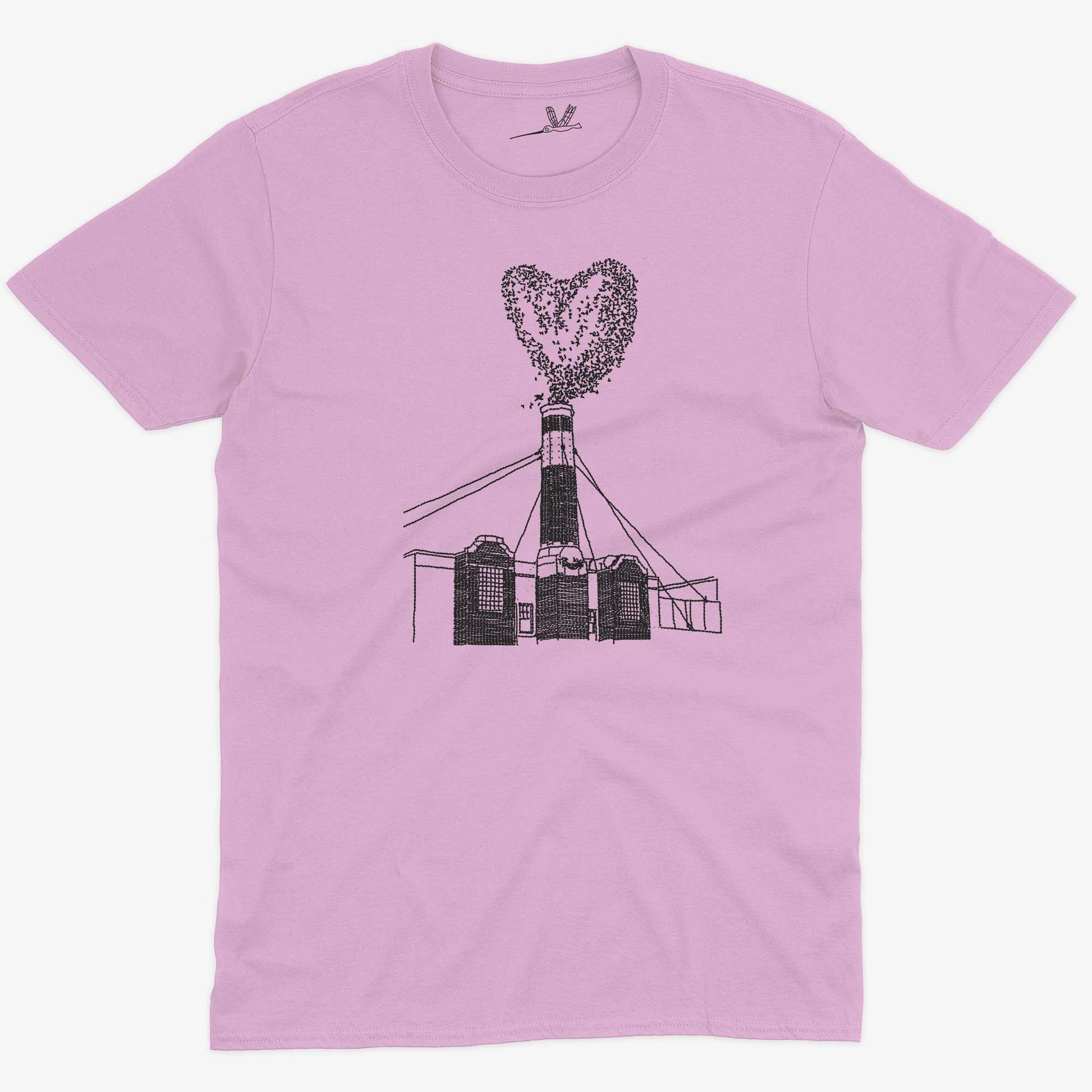 Chapman Swifts Unisex Or Women's Cotton T-shirt-Pink-Unisex