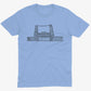 Steel Bridge Unisex Or Women's Cotton T-shirt-Baby Blue-Unisex