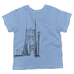St Johns Bridge Toddler Shirt-Organic Baby Blue-2T