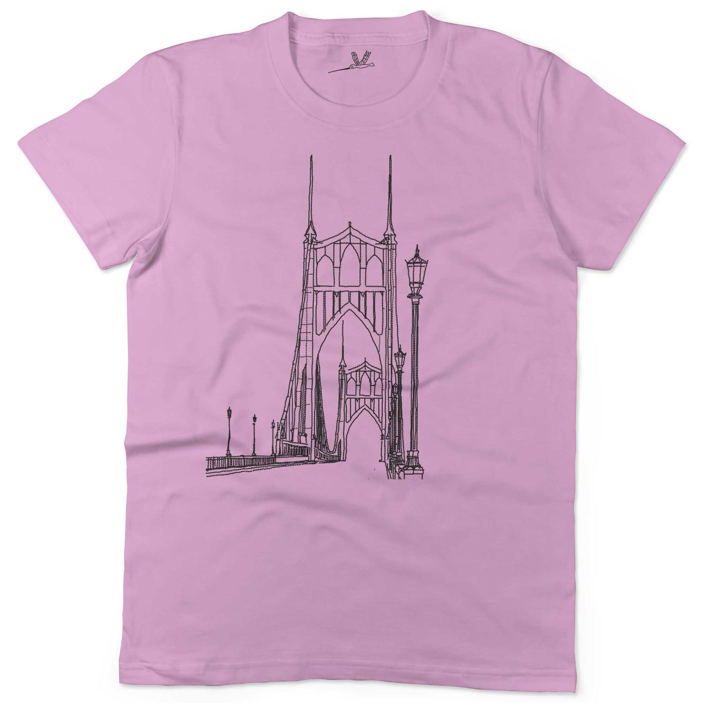 St Johns Bridge Unisex Or Women's Cotton T-shirt-