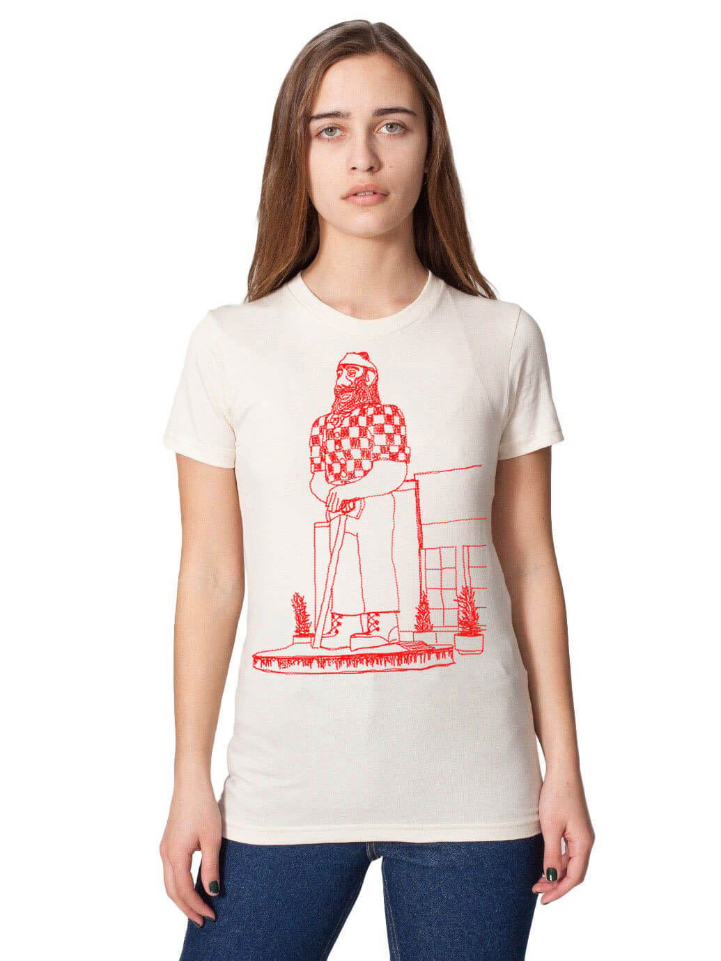 Paul Bunyan Unisex Or Women's Cotton T-shirt-