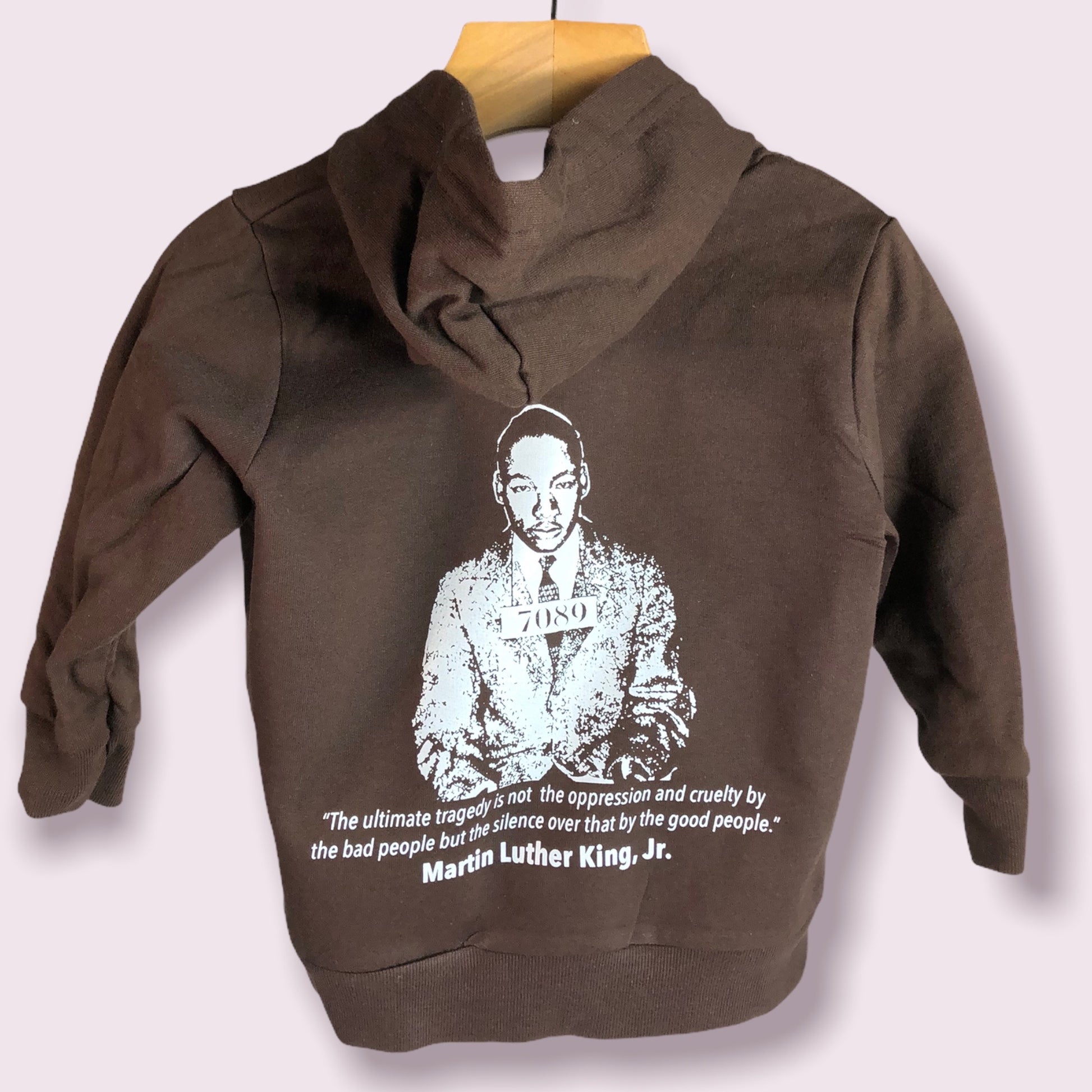 MLK Jr. Brown Toddler Hoodie