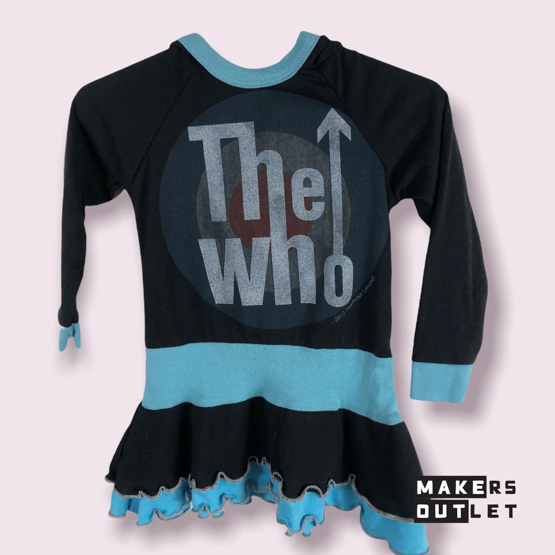 The Who Hooded Baby Dress by Rowdy Sprout-Baby & Toddler Dresses-3-6 months-