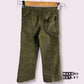 Green Herringbone Flannel Toddler Pants Back