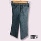 Blue Herringbone Flannel Toddler Pants Front