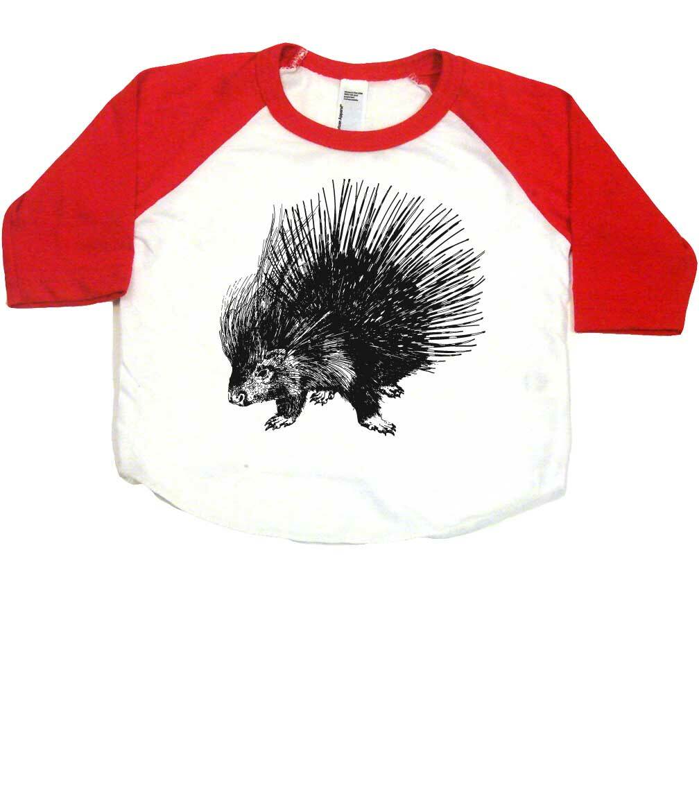 Cute Porcupine Infant Bodysuit or Raglan Tee-