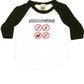 Herbivore Infant Bodysuit or Raglan Tee-White/Black-3-6 months