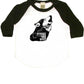 Hungry Like The Wolf Infant Bodysuit or Raglan Baby Tee-White/Black-3-6 months