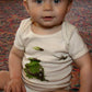 Frog Lifecycle Infant Bodysuit or Raglan Baby Tee-