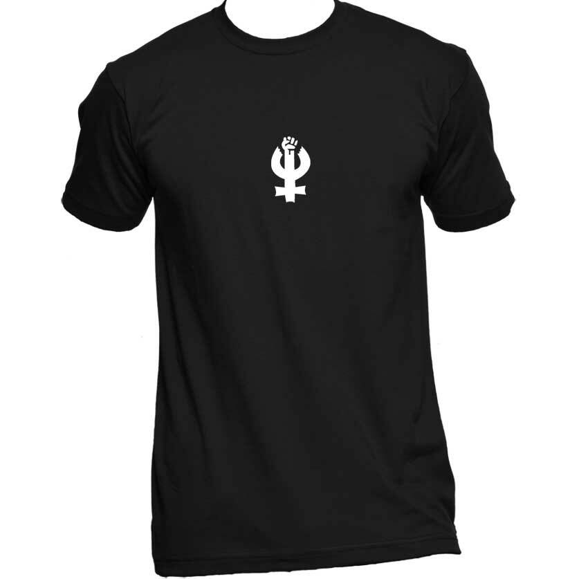 Feminist Unisex Or Women's Cotton T-shirt-Black-Unisex