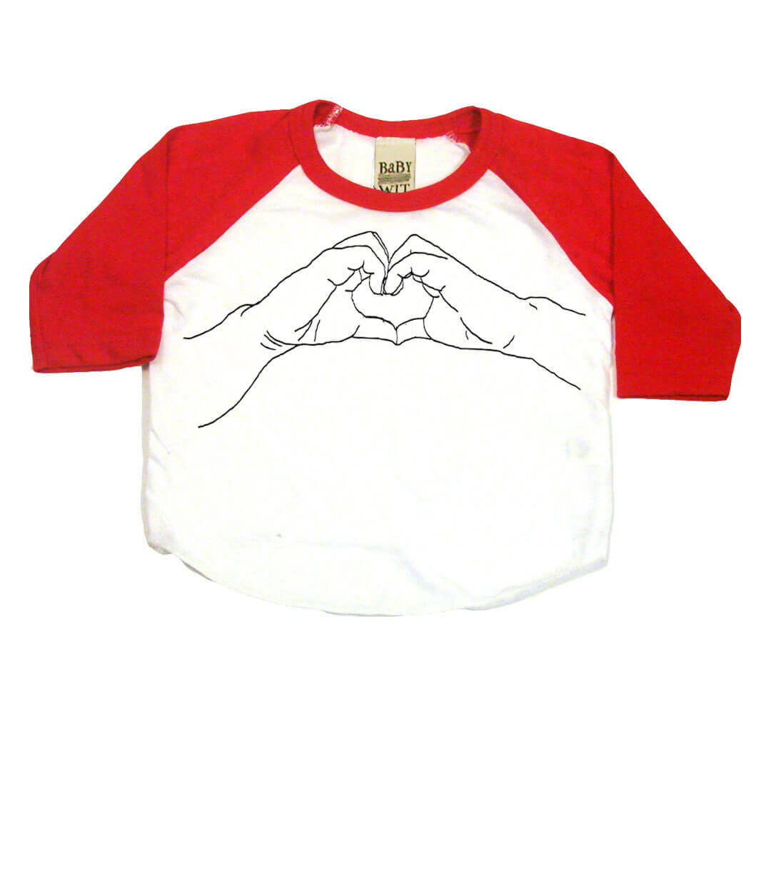 Heart Hands Infant Bodysuit or Raglan Tee-