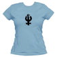 Feminist Unisex Or Women's Cotton T-shirt-Baby Blue-Woman