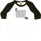 Amazing Infant Bodysuit or Raglan Baby Tee-White/Black-3-6 months