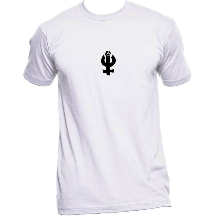 Feminist Unisex Or Women's Cotton T-shirt-White-Unisex