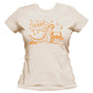 RAWR Dinosaur Unisex Or Women's Cotton T-shirt-Organic Natural-Woman