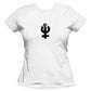 Feminist Unisex Or Women's Cotton T-shirt-White-Woman