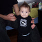 Vinyl Rules Baby One Piece or Raglan Tee-
