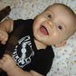 Vinyl Rules Baby One Piece or Raglan Tee-